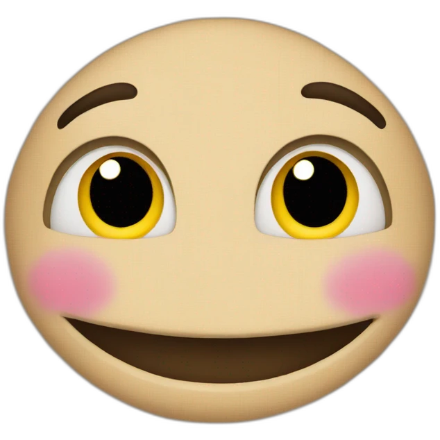 shy smile with just one corner of the mouth emoji