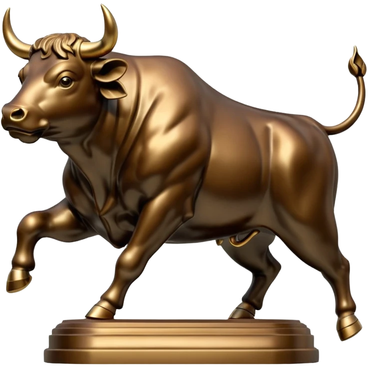 bull market rising emoji