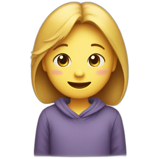 person with a heart of love who is shy emoji