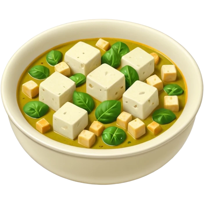 indian Palak Paneer curry emoji