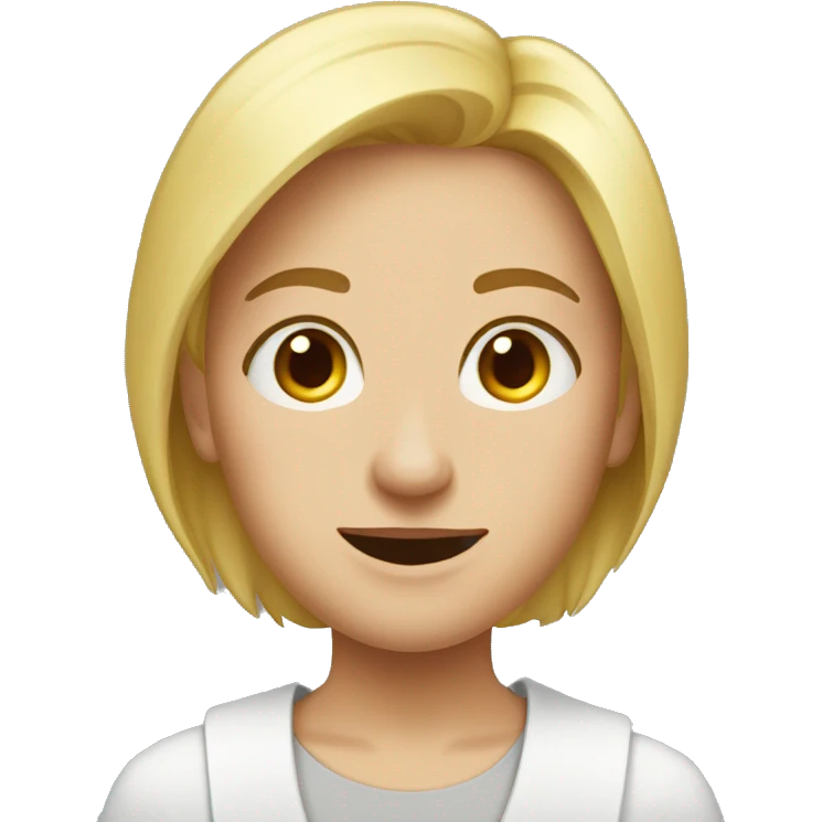 Кучерявая девушка emoji