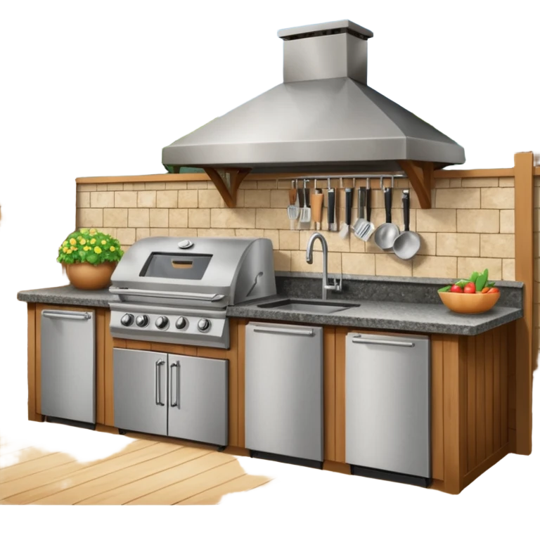 Outdoor kitchen emoji