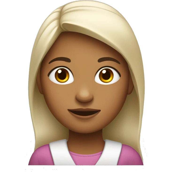 Menina de cílios  emoji