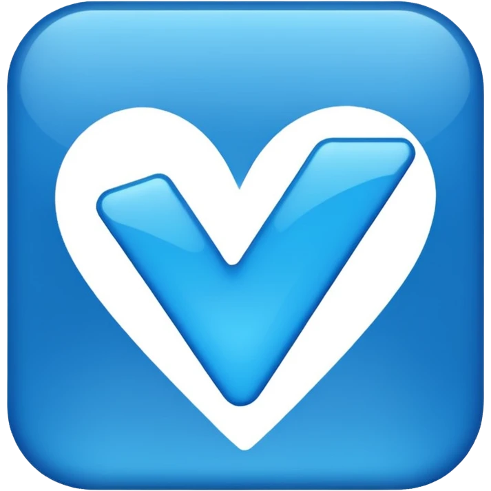 Create a blue checkmark for the nickname, do 1 in 1 as in tiktok emoji