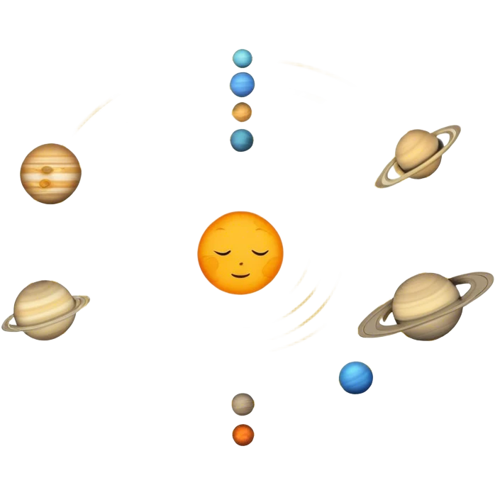 Solar system  emoji