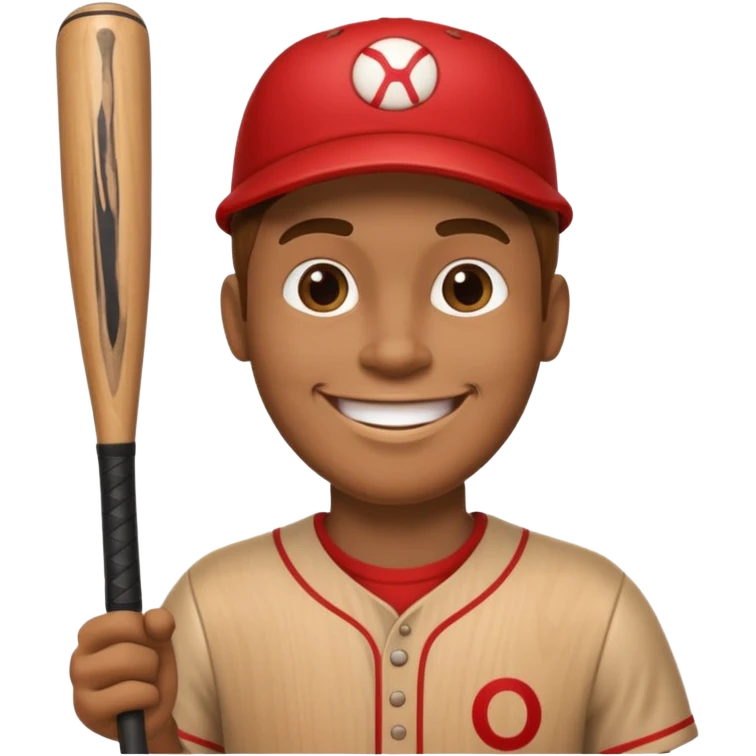 Tung tung tung sahur a wooden guy with a bat emoji