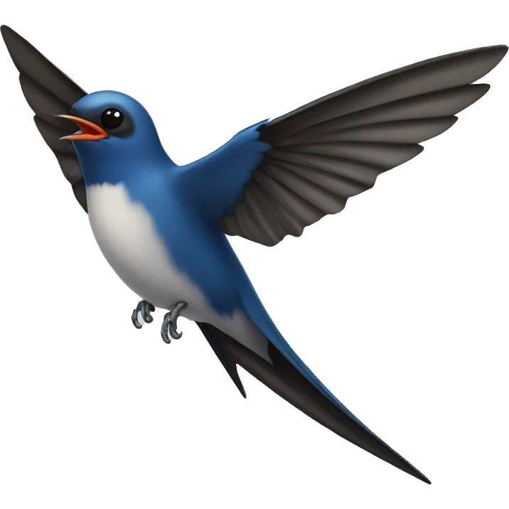 swallow bird tail emoji
