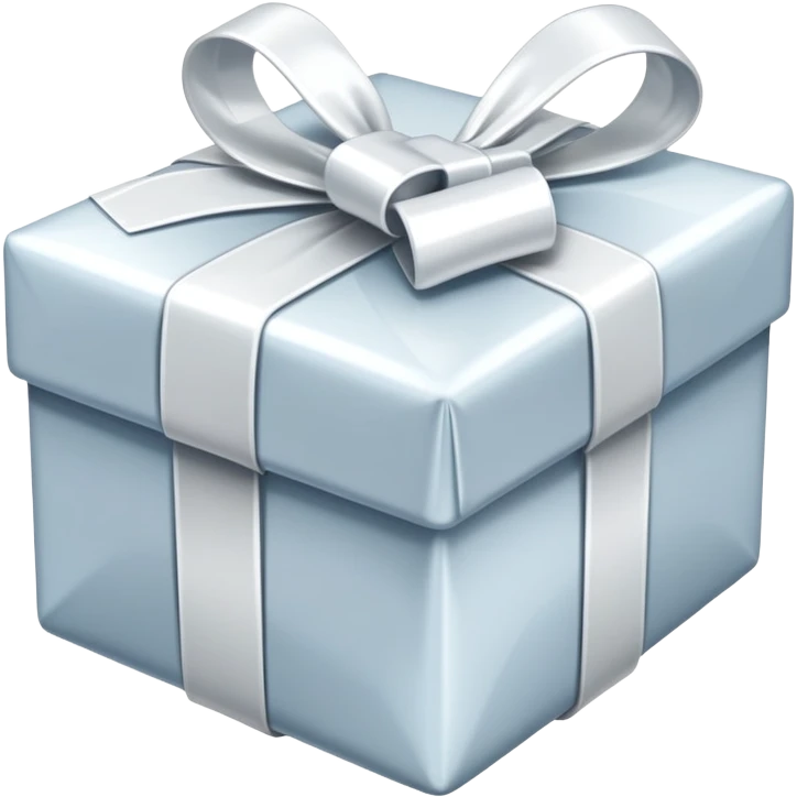 present with white ribbon emoji