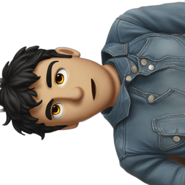 cool guy staring at you emoji