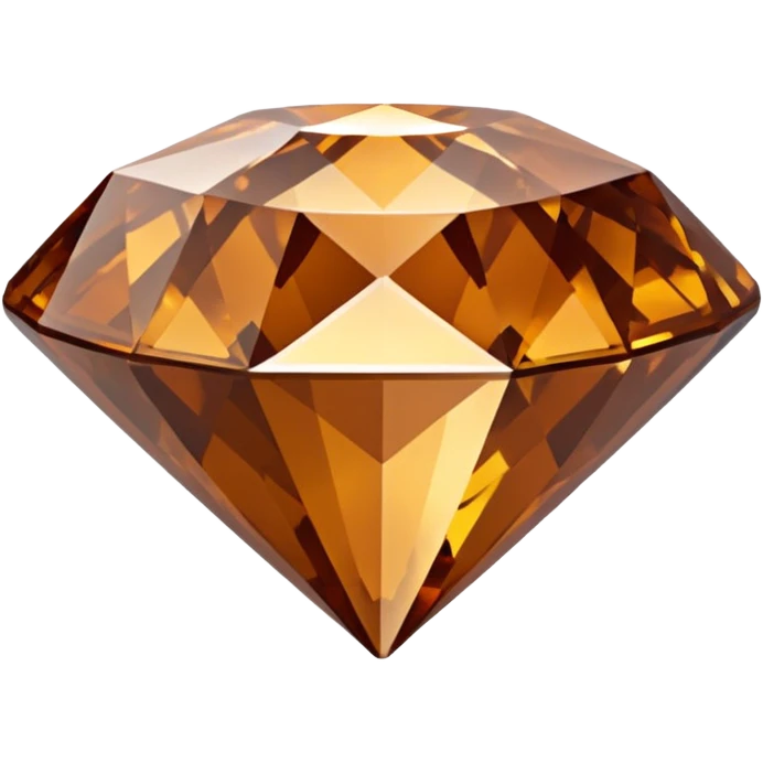 Brown diamond emoji emoji