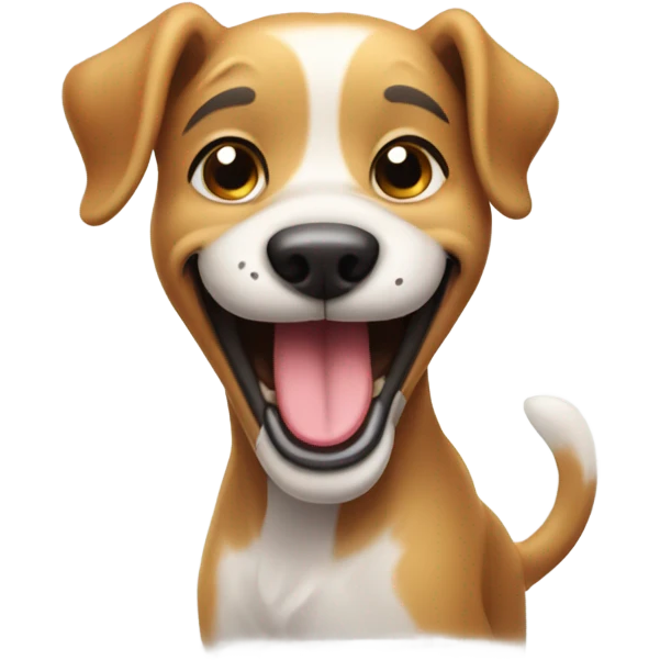 happy dog emoji