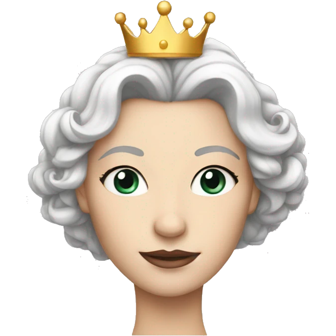 Queen white skin  emoji