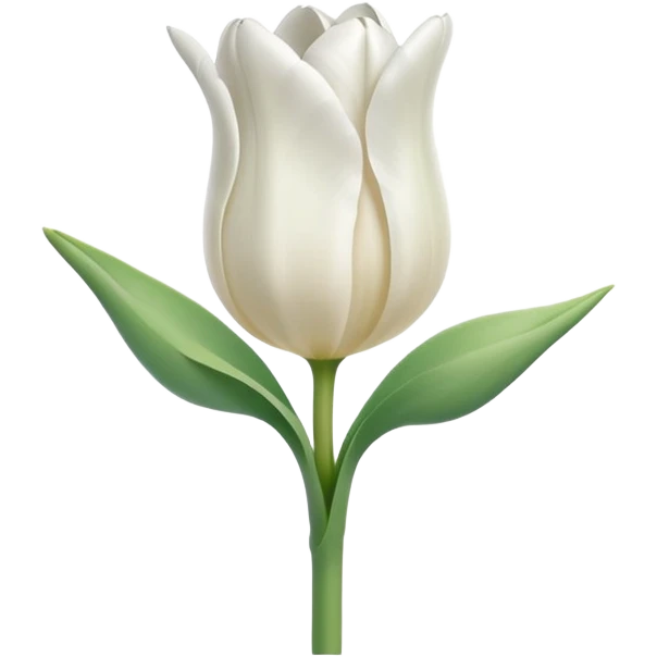 White tulip emoji