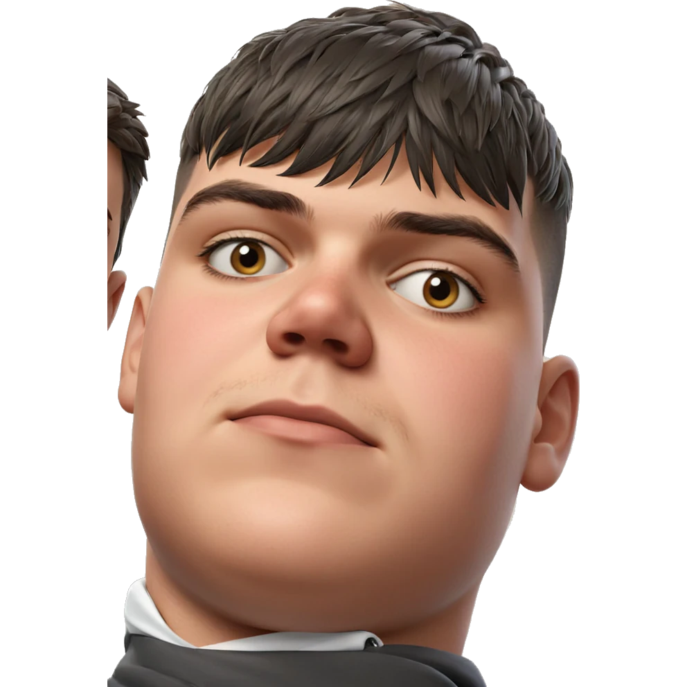realistic portrait of a boy emoji