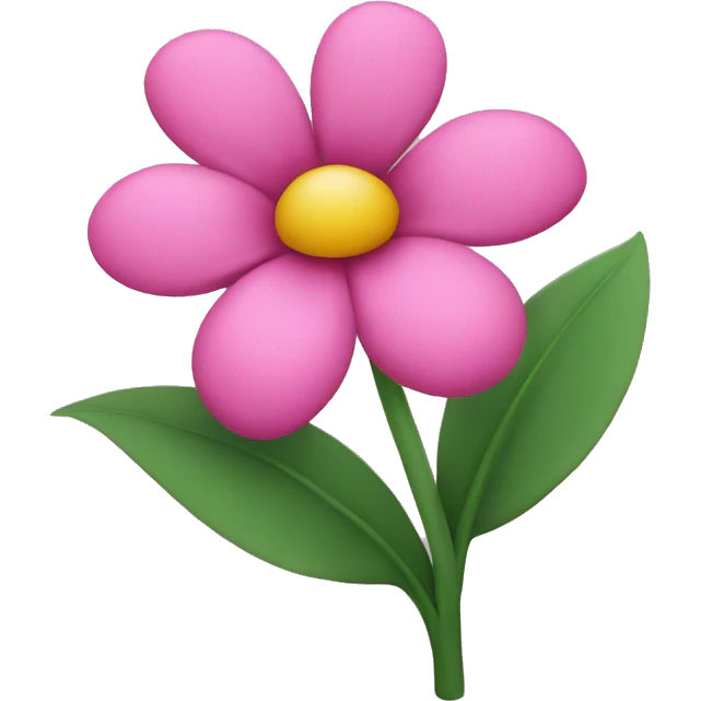 Pink flower  emoji