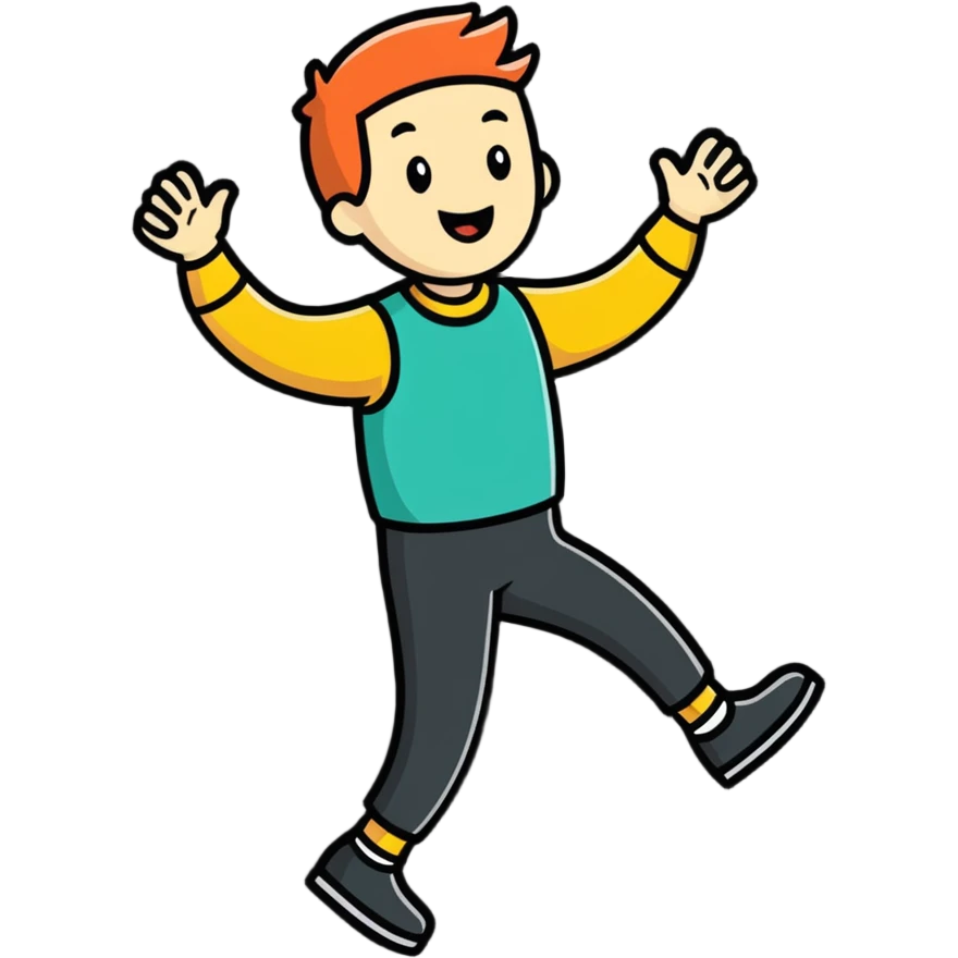 Man celebrating 20 years work anniversary  emoji