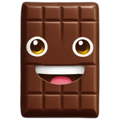 Chocolate bar emoji