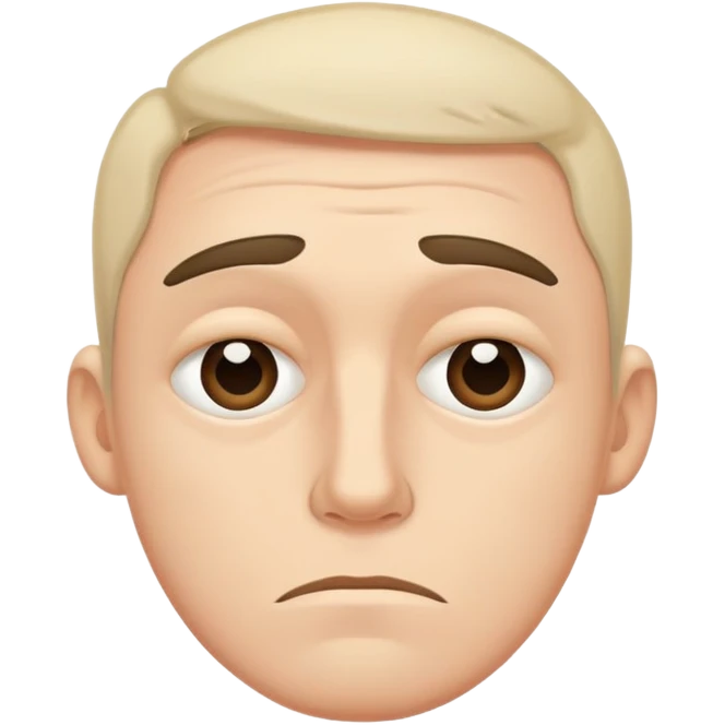 Не выспавшийся мужчина emoji