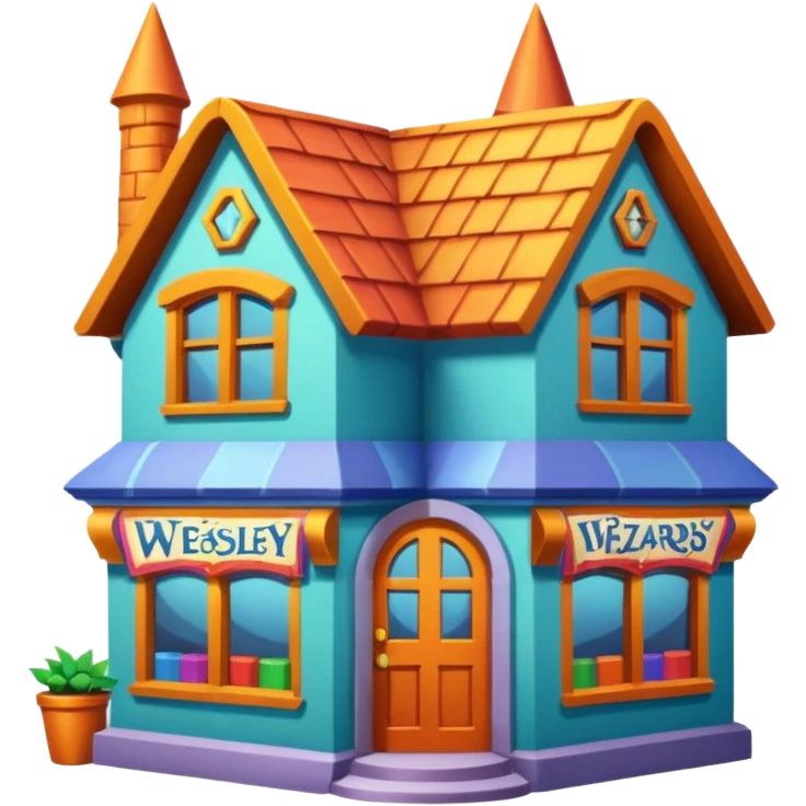 Weasley’s wizard wheezes shop Harry Potter style emoji