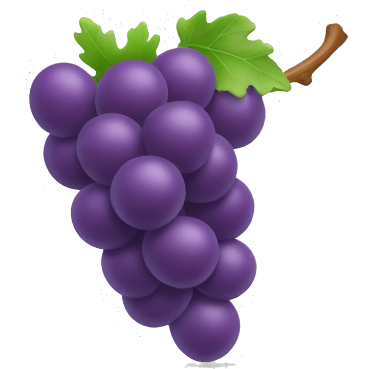 3D Grapes emoji  emoji