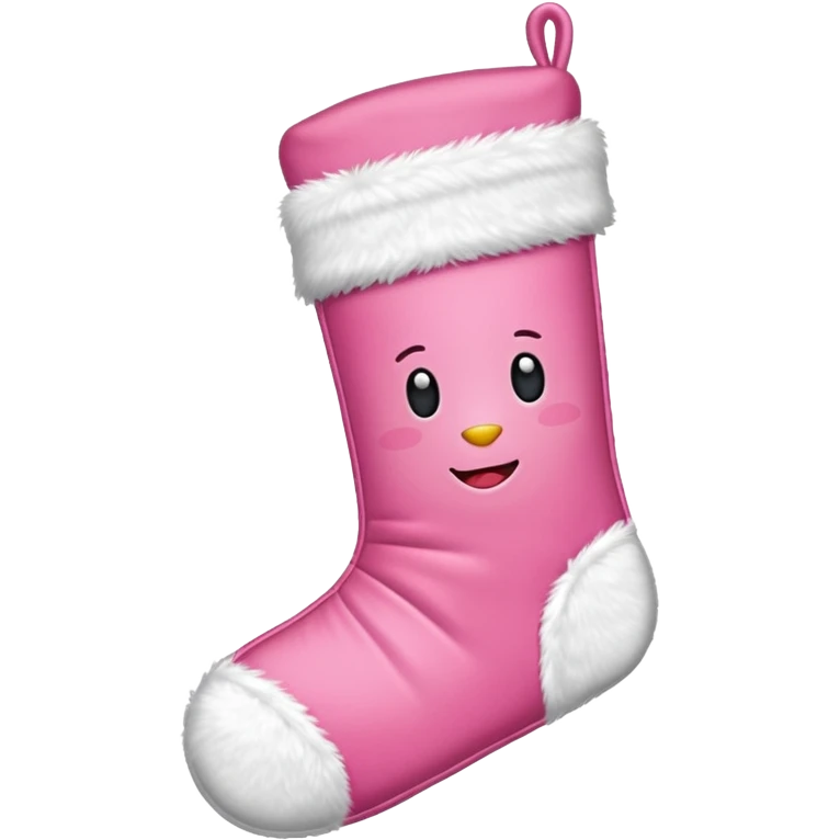 Pink Christmas emoji