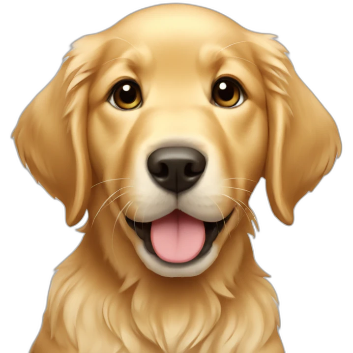 golden retriever puppy emoji