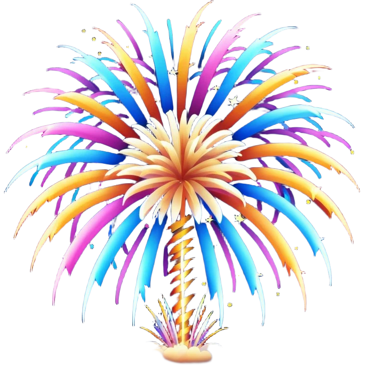 new year fireworks 2026 emoji