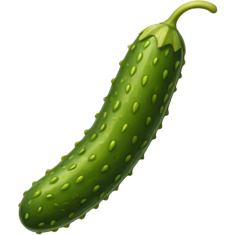 Long pickle emoji
