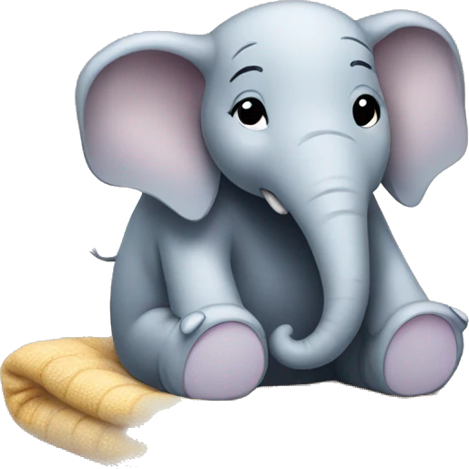 Cozy elephant  emoji
