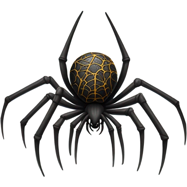 gothic spider with  emoji