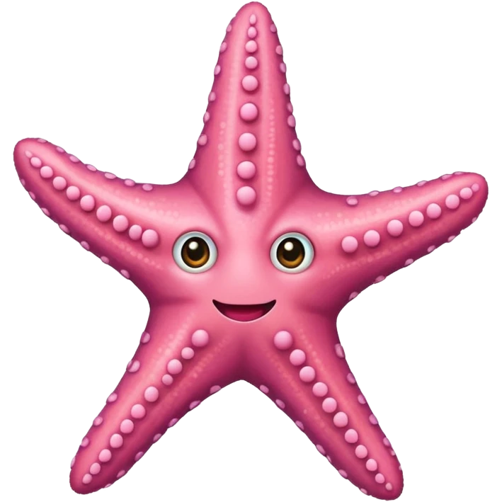 steluță de mare roz emoji