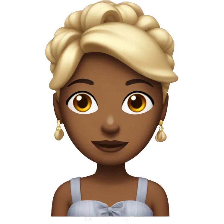 Coquette girl emoji
