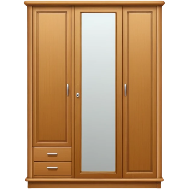 wardrobe modern closed mirror door emoji
