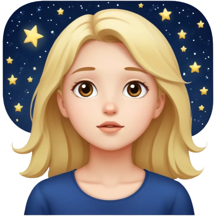 girl view stars emoji