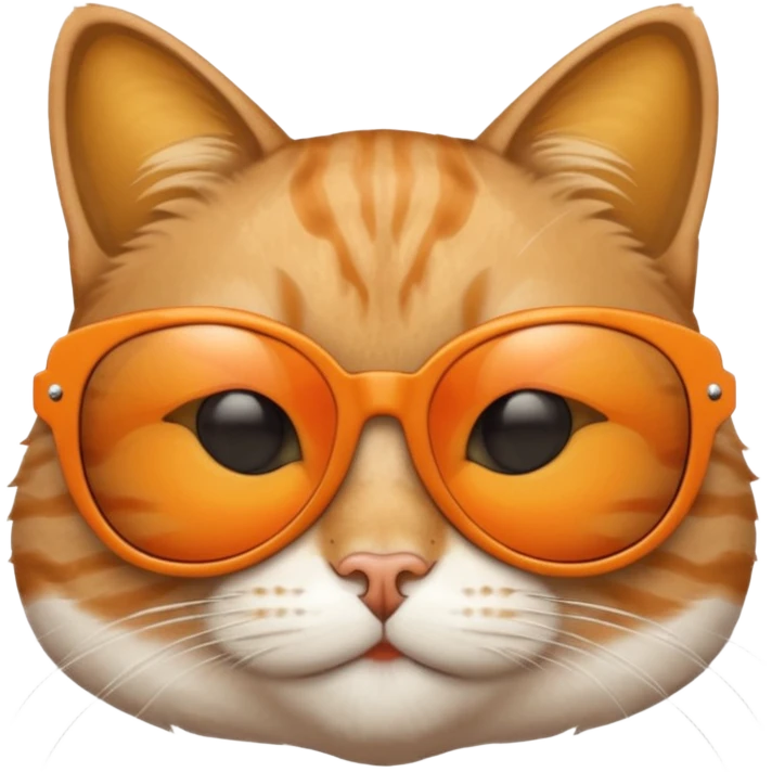 Cat wearing sunglasses emoji