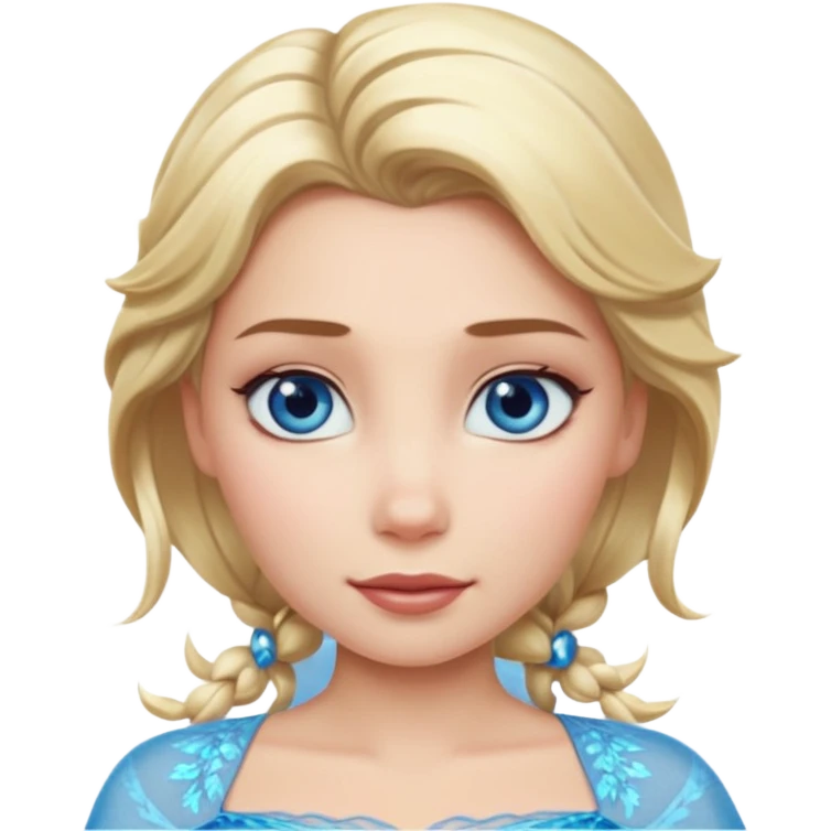 Disney Frozen Elsa emoji