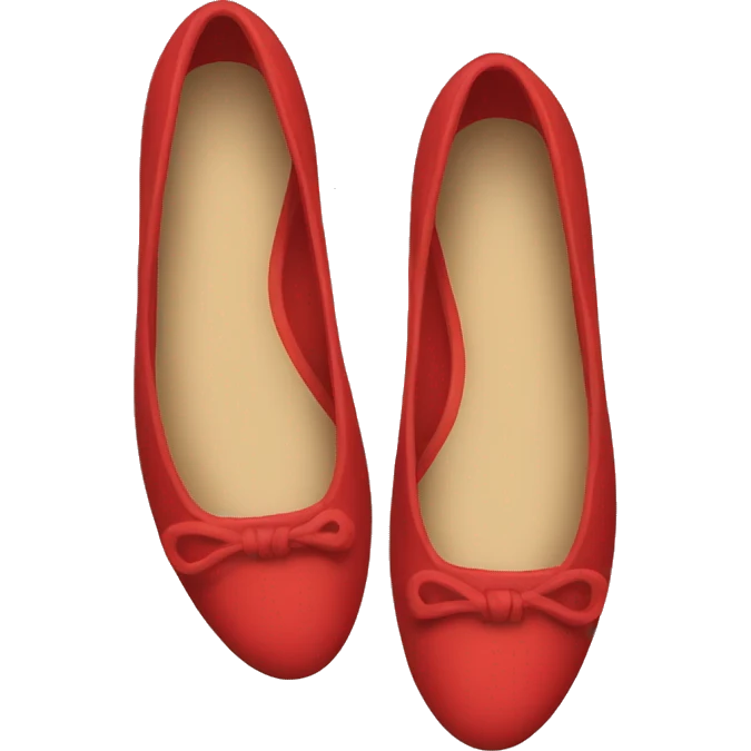 red flats shoes emoji