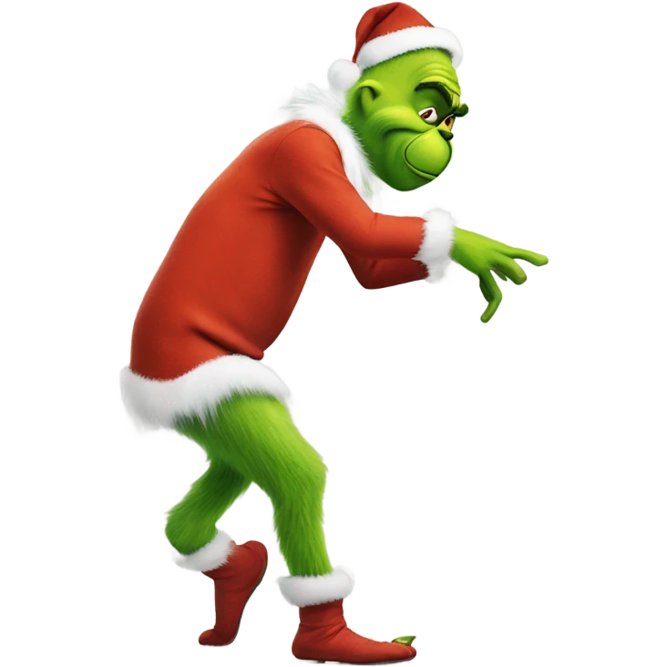 Grinch twerking emoji