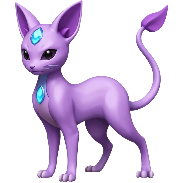 Miraidon-Espeon-Mewtwo-Fakémon-hybrid-creature (full body)  emoji