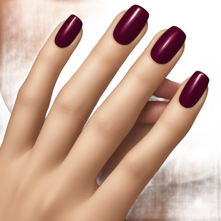 burgundy 💅  emoji