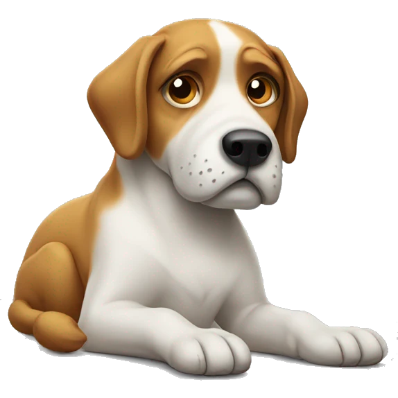 Dog sick emoji