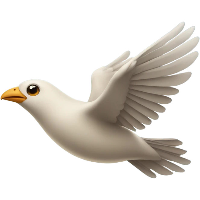 Flying emoji