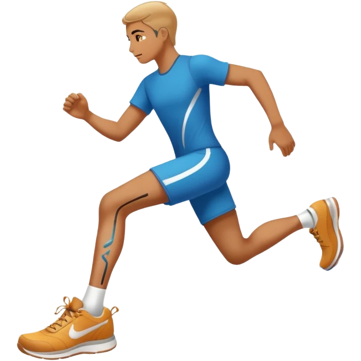 a shoe with a foot inside, stepping and showing a clear shoe print below. and leg with motion line







 emoji