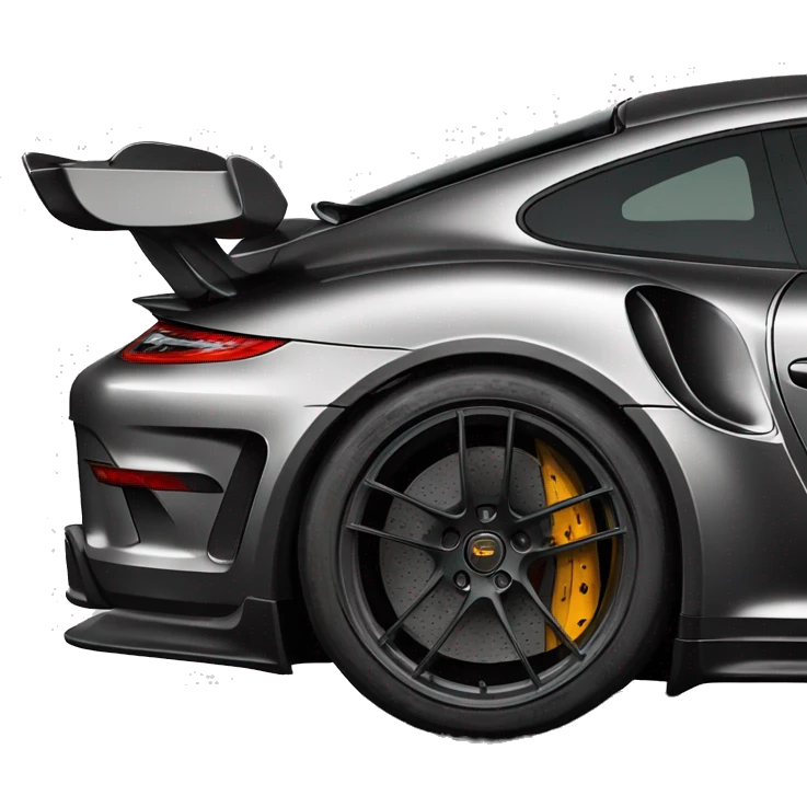 porsche gt3 rs black emoji