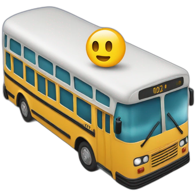 a modem on a bus emoji