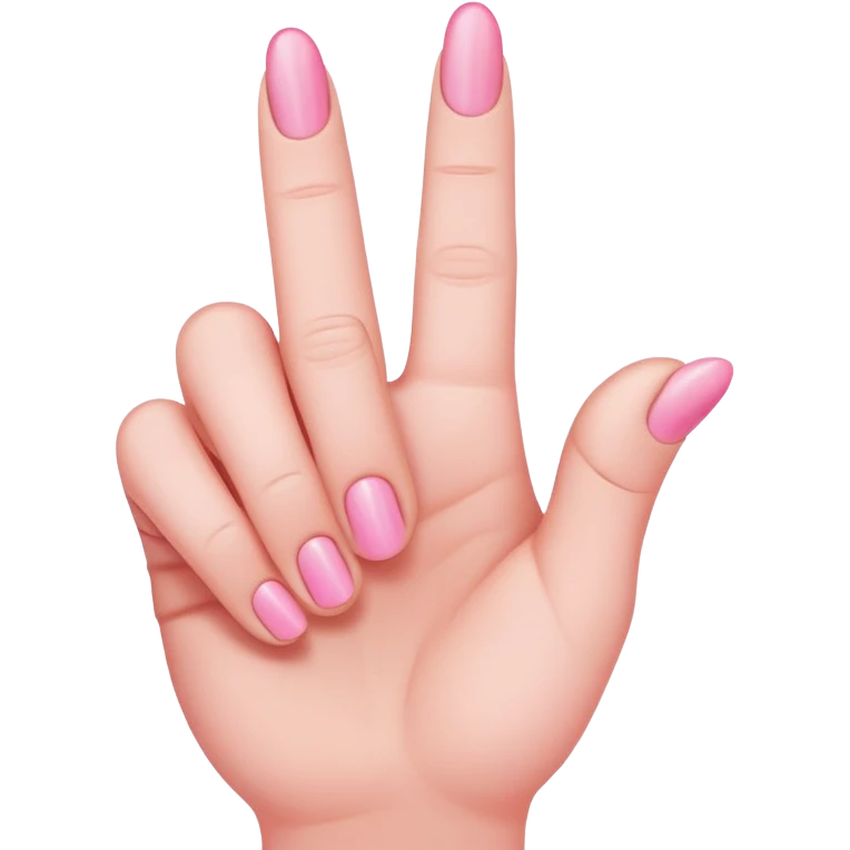 pink middle finger emoji