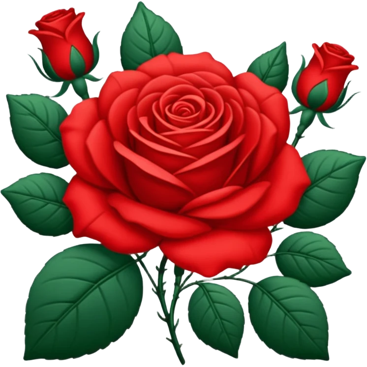 brasão com rosas condessa vermelha emoji