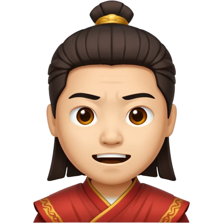 create an emoji set of a cartoonish character from china from 2000 BC doing different emotions emoji