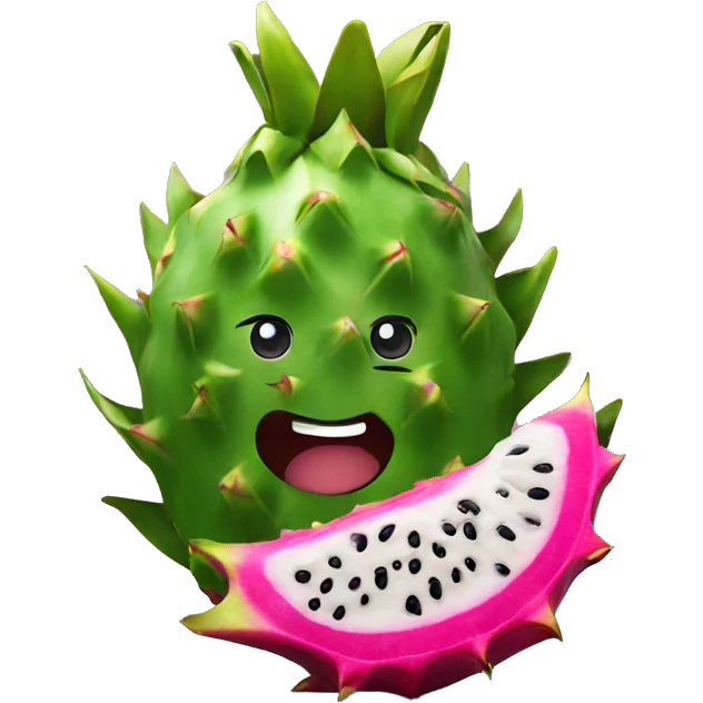 Dragon fruits emoji