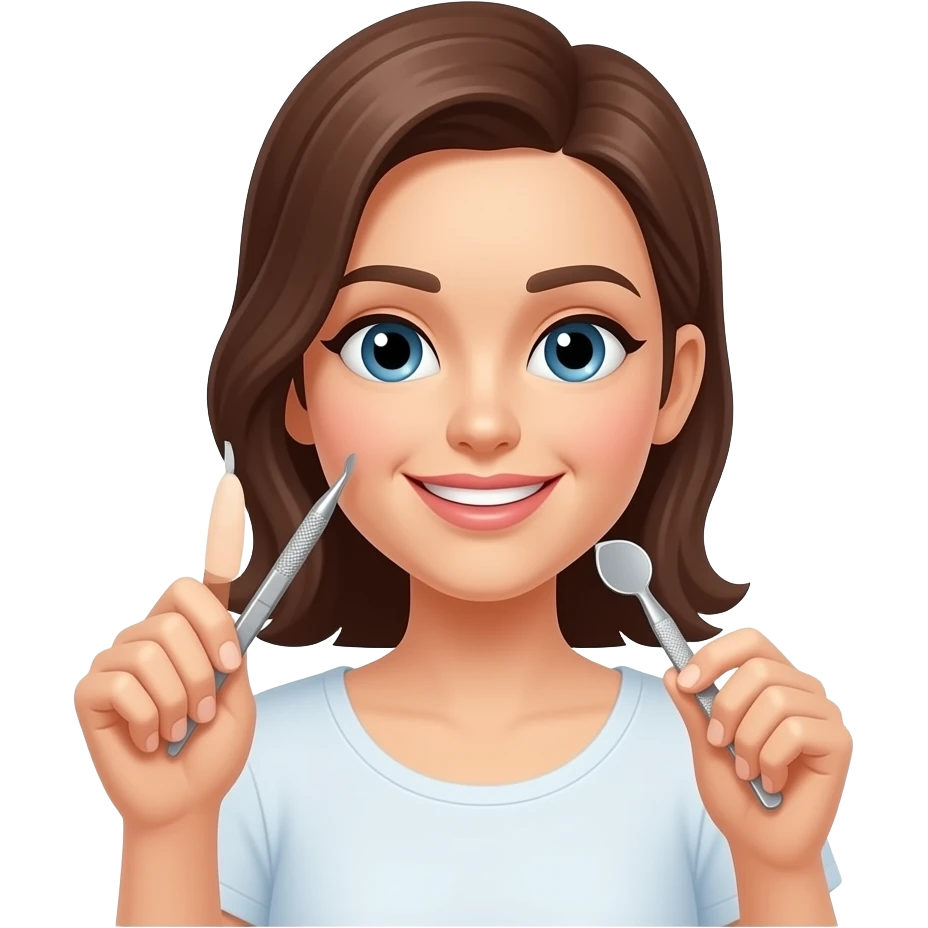 Nail care emoji but with toes instead of fingers emoji